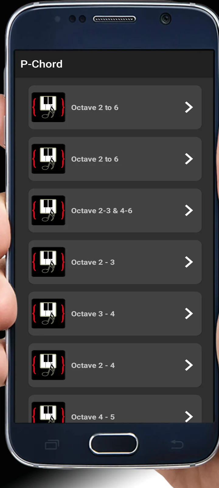 P-Chord: Piano Multi Octave screenshot